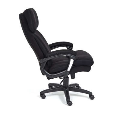 Кресло Tetchair DUKE флок/ткань, черный/черный , 35/TW-11