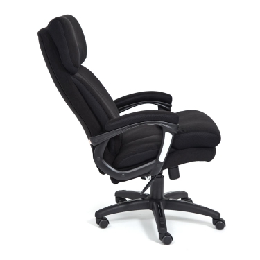 Кресло Tetchair DUKE флок/ткань, черный/черный , 35/TW-11
