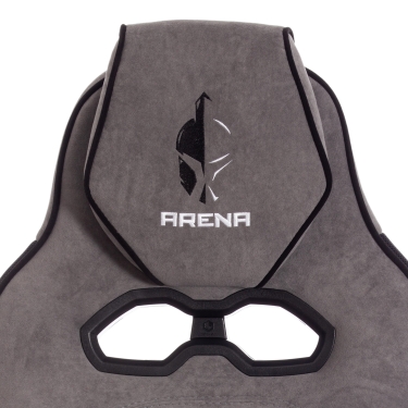 Кресло Tetchair ARENA флок , серый/черный, 29/35