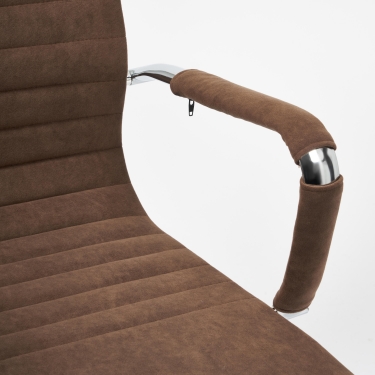 Кресло Tetchair URBAN флок , коричневый, 6