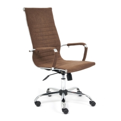 Кресло Tetchair URBAN флок , коричневый, 6