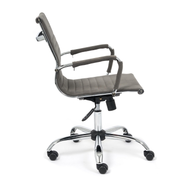 Кресло Tetchair URBAN-LOW флок , серый, 29