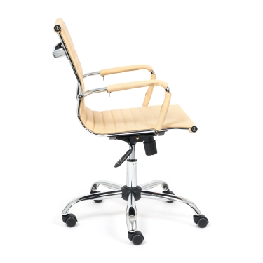 Кресло Tetchair URBAN-LOW кож/зам, бежевый, 36-34