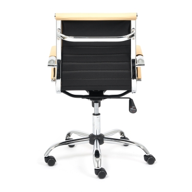 Кресло Tetchair URBAN-LOW кож/зам, бежевый, 36-34
