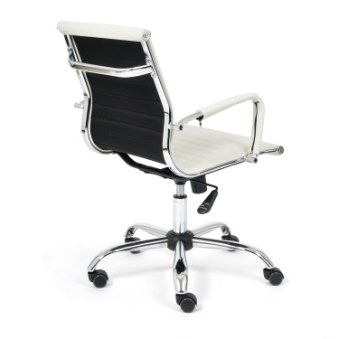 Кресло Tetchair URBAN-LOW кож/зам, белый, 36-01