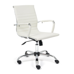 Кресло Tetchair URBAN-LOW кож/зам, белый, 36-01