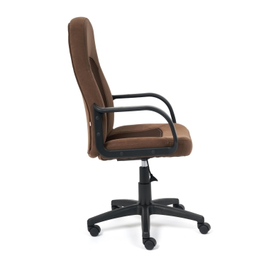 Кресло Tetchair PARMA флок/ткань, коричневый, 6/TW-24