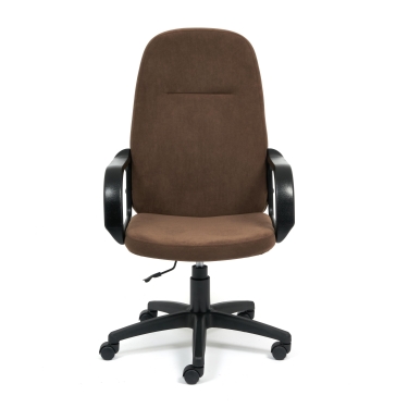 Кресло Tetchair LEADER флок , коричневый, 6