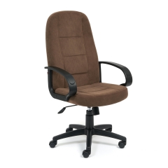 Кресло Tetchair СН747 флок , коричневый, 6