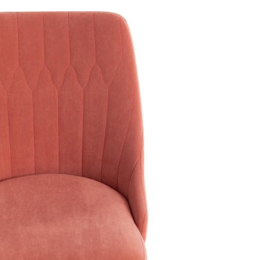 Кресло Tetchair SWAN флок , розовый, 137