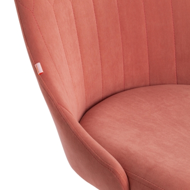 Кресло Tetchair SWAN флок , розовый, 137