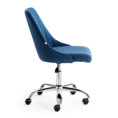 Кресло Tetchair SWAN флок , синий, 32