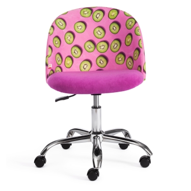 Кресло Tetchair MELODY ткань/флок, фиолетовый, Botanica 06 kiwi/138