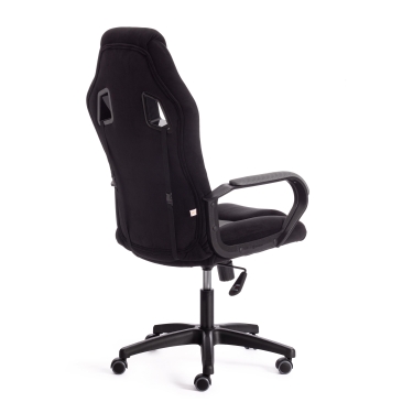 Кресло игровое Tetchair DRIVER 22 флок/ткань, черный/серый, 35/TW-12