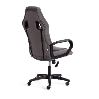 Кресло игровое Tetchair DRIVER 22 флок/ткань, серый/серый, 29/TW-12