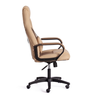 Кресло игровое Tetchair DRIVER 22 кож/зам/ткань, бежевый/бронза, 36-34/TW-21