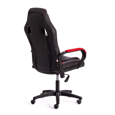 Кресло игровое Tetchair DRIVER 22 кож/зам/ткань, черный/красный, 36-6/TW-08