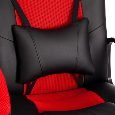 Кресло игровое Tetchair DRIVER 22 кож/зам/ткань, черный/красный, 36-6/TW-08