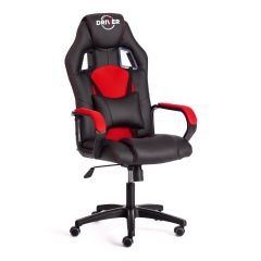 Кресло игровое Tetchair DRIVER 22 кож/зам/ткань, черный/красный, 36-6/TW-08