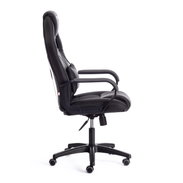 Кресло игровое Tetchair DRIVER 22 кож/зам/ткань, черный/серый, 36-6/TW-12