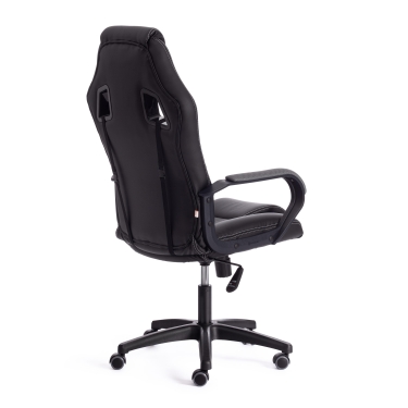 Кресло игровое Tetchair DRIVER 22 кож/зам/ткань, черный/серый, 36-6/TW-12