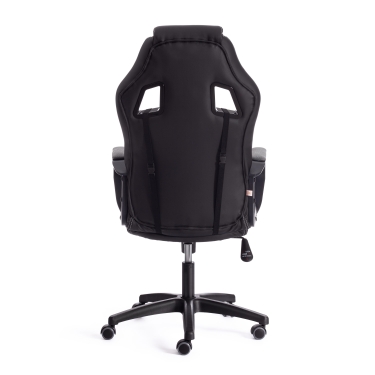Кресло игровое Tetchair DRIVER 22 кож/зам/ткань, черный/серый, 36-6/TW-12