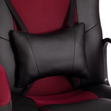 Кресло игровое Tetchair DRIVER 22 кож/зам/ткань, черный/бордо, 36-6/TW-13
