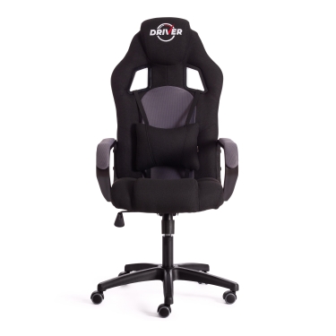 Кресло игровое Tetchair DRIVER 22 ткань, черный/серый, 2603/TW-12