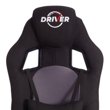 Кресло игровое Tetchair DRIVER 22 ткань, черный/серый, 2603/TW-12