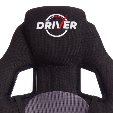Кресло игровое Tetchair DRIVER 22 ткань, черный/серый, 2603/TW-12
