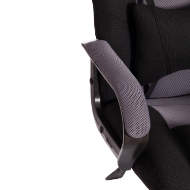Кресло игровое Tetchair DRIVER 22 ткань, черный/серый, 2603/TW-12