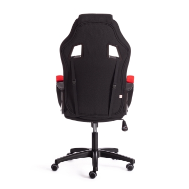 Кресло игровое Tetchair DRIVER 22 ткань, черный/красный, 2603/TW-08