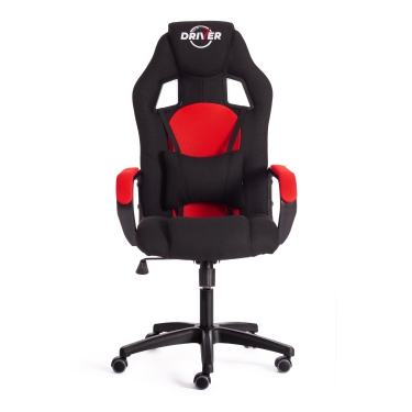 Кресло игровое Tetchair DRIVER 22 ткань, черный/красный, 2603/TW-08