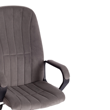 Кресло Tetchair СН888 LT 22 флок , серый, 29