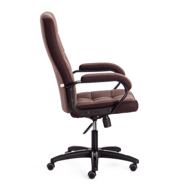 Кресло Tetchair TRENDY 22 флок/ткань, коричневый, 6/TW-24