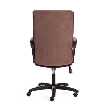 Кресло Tetchair TRENDY 22 флок/ткань, коричневый, 6/TW-24