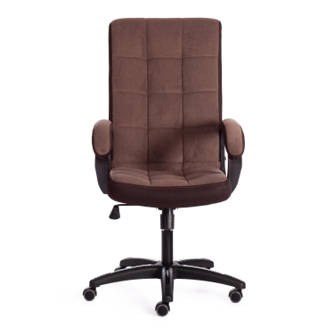 Кресло Tetchair TRENDY 22 флок/ткань, коричневый, 6/TW-24