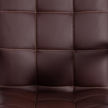 Кресло Tetchair TRENDY 22 кож/зам/ткань, коричневый/бронзовый, 36-36/21