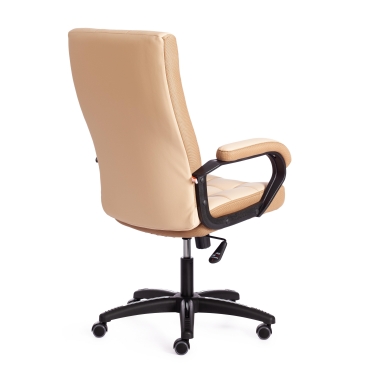 Кресло Tetchair TRENDY 22 кож/зам/ткань, бежевый/бронзовый, 36-34/21