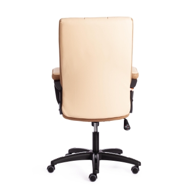 Кресло Tetchair TRENDY 22 кож/зам/ткань, бежевый/бронзовый, 36-34/21