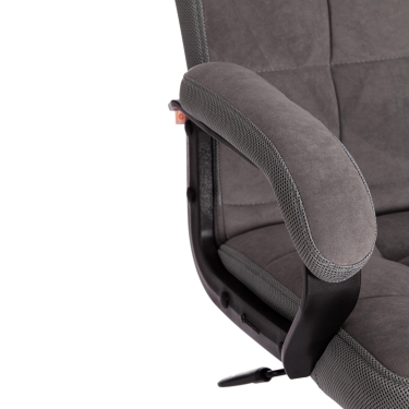 Кресло Tetchair TRENDY 22 флок/ткань, серый, 29/TW-12