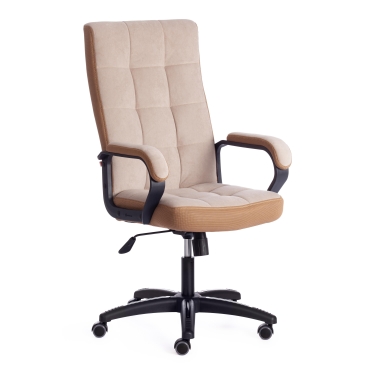 Кресло Tetchair TRENDY 22 флок/ткань, бежевый/бронза, 7/TW-21