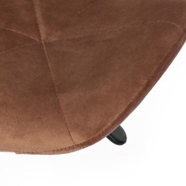 Офисное кресло Recaro mod.007 металл, вельвет, 45x74+10см, коричневый HLR11