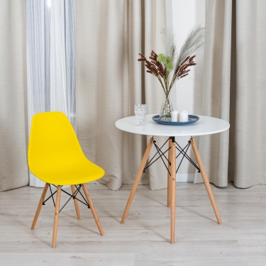 Стул Tetchair CINDY EAMES mod. 001 Желтый/yellow
