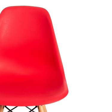 Стул Tetchair CINDY EAMES mod. 001 Красный/red
