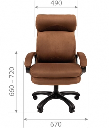 Кресло руководителя CHAIRMAN 505 HOME NEW Черный*