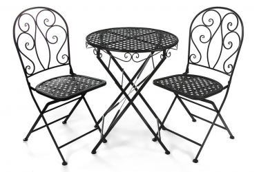 Стол Tetchair Secret De Maison Patio стальной сплав, 60Dх70см, черный