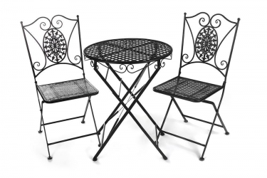 Стол Tetchair Secret De Maison Patio стальной сплав, 60Dх70см, черный