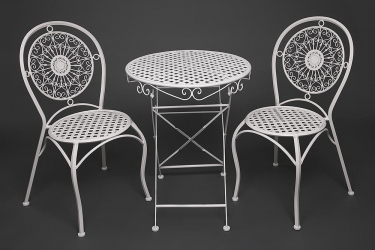 Стол Tetchair Secret De Maison Patio стальной сплав, 60Dх70см, butter white