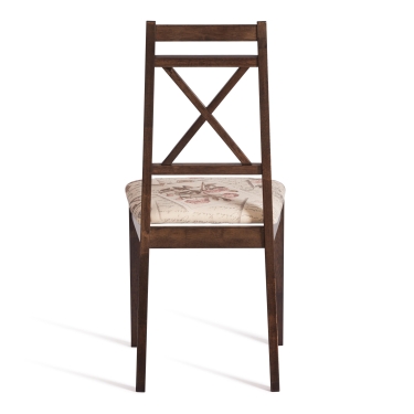 Стул Tetchair Picasso PC-SC, Дерево гевея Tobacco / Ткань Прованс 11